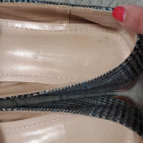 Houndstooth pattern tassels loafers - size 8.5 - Picture 5 of 16